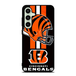 CINCINNATI BENGALS NFL FOOTBALL TEAM LOGO Samsung Galaxy S24 FE Case Cover CINCINNATI BENGALS NFL FOOTBALL TEAM LOGO Samsung Galaxy S24 FE Case Cover