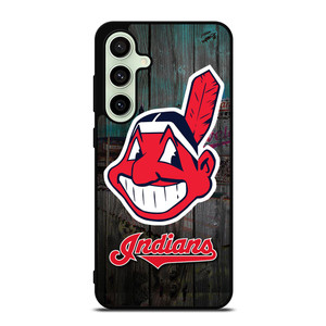 CLEVELAND INDIANS WOODEN LOGO Samsung Galaxy S24 FE Case Cover