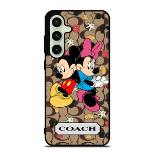 COACH MICKEY MINNIE MOUSE LOVE Samsung Galaxy S24 FE Case Cover
