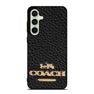 COACH NEW YORK BLACK LEATHER 2 Samsung Galaxy S24 FE Case Cover COACH NEW YORK BLACK LEATHER 2 Samsung Galaxy S24 FE Case Cover