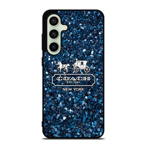 COACH NEW YORK BLUE STONE Samsung Galaxy S24 FE Case Cover COACH NEW YORK BLUE STONE Samsung Galaxy S24 FE Case Cover