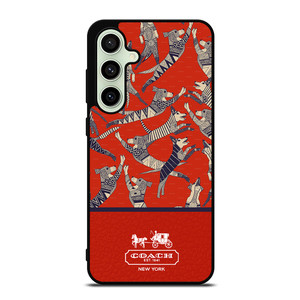 COACH NEW YORK DOG PARTY Samsung Galaxy S24 FE Case Cover