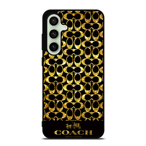 COACH NEW YORK GOLD Samsung Galaxy S24 FE Case Cover