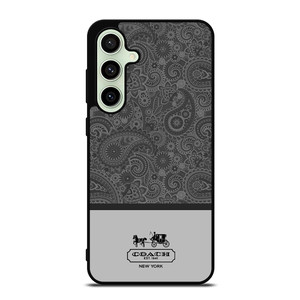 COACH NEW YORK GREY BATIK Samsung Galaxy S24 FE Case Cover COACH NEW YORK GREY BATIK Samsung Galaxy S24 FE Case Cover