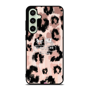 COACH NEW YORK LEOPARD SKIN Samsung Galaxy S24 FE Case Cover COACH NEW YORK LEOPARD SKIN Samsung Galaxy S24 FE Case Cover