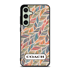 COACH NEW YORK LOGO MONOGRAM SEAMLESS PATTERN Samsung Galaxy S24 FE Case Cover