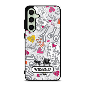 COACH NEW YORK LOGO POPPY COLORFUL Samsung Galaxy S24 FE Case Cover