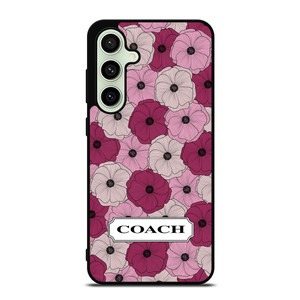 COACH NEW YORK LOGO PURPLE FLOWER Samsung Galaxy S24 FE Case Cover COACH NEW YORK LOGO PURPLE FLOWER Samsung Galaxy S24 FE Case Cover