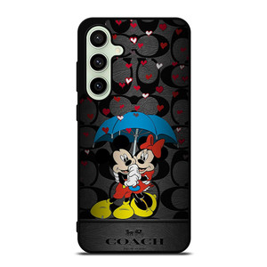 COACH NEW YORK MICKEY MINNIE MOUSE UMBRELLA Samsung Galaxy S24 FE Case Cover