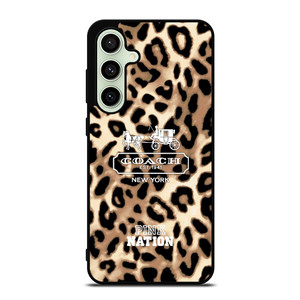 COACH NEW YORK PINK NATION LEPOARD Samsung Galaxy S24 FE Case Cover COACH NEW YORK PINK NATION LEPOARD Samsung Galaxy S24 FE Case Cover