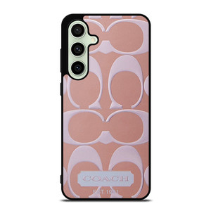 COACH NEW YORK PINK PATTERN Samsung Galaxy S24 FE Case Cover