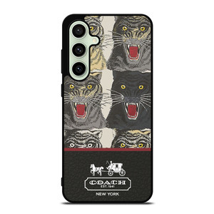 COACH NEW YORK TIGER FACE PATTERN Samsung Galaxy S24 FE Case Cover COACH NEW YORK TIGER FACE PATTERN Samsung Galaxy S24 FE Case Cover