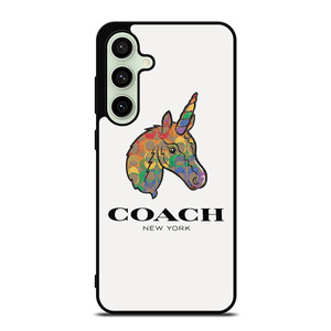 COACH NEW YORK UNICORN Samsung Galaxy S24 FE Case Cover