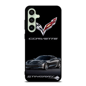 CORVETTE STINGRAY C7 BLACK CAR Samsung Galaxy S24 FE Case Cover CORVETTE STINGRAY C7 BLACK CAR Samsung Galaxy S24 FE Case Cover