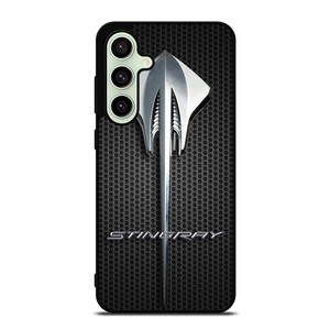 CORVETTE STINGRAY LOGO METAL Samsung Galaxy S24 FE Case Cover