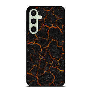 CRACKED LAVA TEXTURE Samsung Galaxy S24 FE Case Cover CRACKED LAVA TEXTURE Samsung Galaxy S24 FE Case Cover
