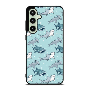 CUTE SHARK PATTERN Samsung Galaxy S24 FE Case Cover CUTE SHARK PATTERN Samsung Galaxy S24 FE Case Cover