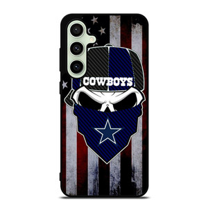 DALLAS COWBOYS SKULL USA FLAG Samsung Galaxy S24 FE Case Cover DALLAS COWBOYS SKULL USA FLAG Samsung Galaxy S24 FE Case Cover