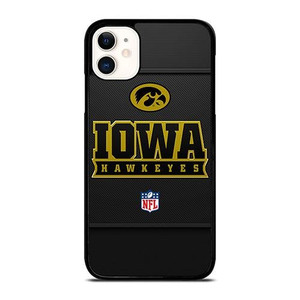 IOWA HAWKEYES CARBON LOGO iPhone 11 Case Cover