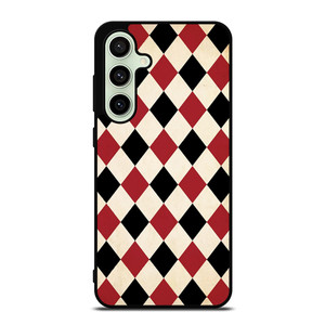 DIAMOND RED BACK PATTERN Samsung Galaxy S24 FE Case Cover
