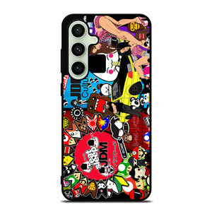 EAT SLEEP JDM COLLAGE Samsung Galaxy S24 FE Case Cover EAT SLEEP JDM COLLAGE Samsung Galaxy S24 FE Case Cover