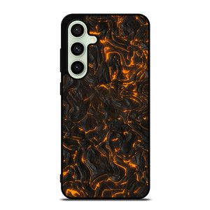 FIRE AND LAVA TEXTURES Samsung Galaxy S24 FE Case Cover