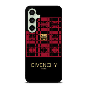 GIVENCHY PARIS LOGO RED GOLD Samsung Galaxy S24 FE Case Cover