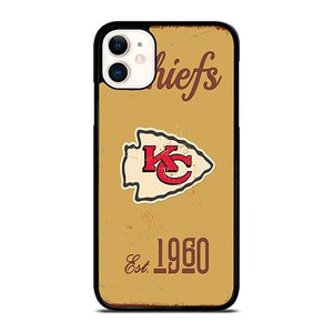 KANSAS CITY CHIEFS RUSTY LOGO iPhone 11 Case Cover
