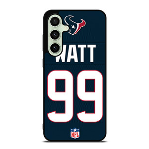HOUSTON TEXANS JAMES WATT 99 Samsung Galaxy S24 FE Case Cover HOUSTON TEXANS JAMES WATT 99 Samsung Galaxy S24 FE Case Cover