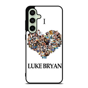 I LOVE LUKE BRYAN COLLAGE Samsung Galaxy S24 FE Case Cover