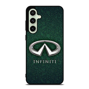 INFINITI CAR LOGO GREEN PATTERN Samsung Galaxy S24 FE Case Cover