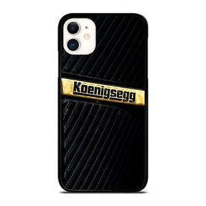 KOENIGSEGG GOLD BLACK CARBON iPhone 11 Case Cover KOENIGSEGG GOLD BLACK CARBON iPhone 11 Case Cover