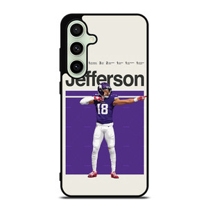 JUSTIN JEFFERSON NFL MINNESOTA VIKINGS Samsung Galaxy S24 FE Case Cover JUSTIN JEFFERSON NFL MINNESOTA VIKINGS Samsung Galaxy S24 FE Case Cover