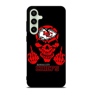KANSAS CITY CHIEFS SKUL LOGO Samsung Galaxy S24 FE Case Cover KANSAS CITY CHIEFS SKUL LOGO Samsung Galaxy S24 FE Case Cover