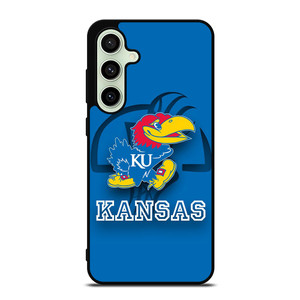 KANSAS JAYHAWKS BASKETBALL LOGO Samsung Galaxy S24 FE Case Cover