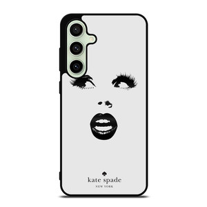 KATE SPADE BLACK WHITE FACE Samsung Galaxy S24 FE Case Cover