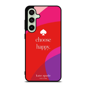 KATE SPADE CHOOSE HAPPY Samsung Galaxy S24 FE Case Cover KATE SPADE CHOOSE HAPPY Samsung Galaxy S24 FE Case Cover