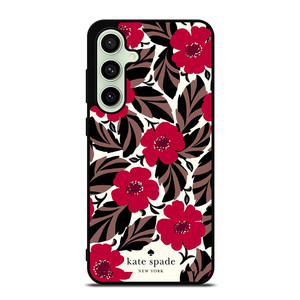 KATE SPADE FLOWER RED Samsung Galaxy S24 FE Case Cover KATE SPADE FLOWER RED Samsung Galaxy S24 FE Case Cover
