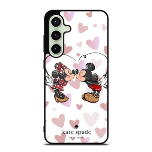 KATE SPADE NEW YORK LOGO MICKEY MINNEY MOUSE DISNEY KISS Samsung Galaxy S24 FE Case Cover