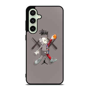 KAWS AIR JORDAN STUSSY Samsung Galaxy S24 FE Case Cover