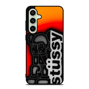 KAWS STUSSY Samsung Galaxy S24 FE Case Cover KAWS STUSSY Samsung Galaxy S24 FE Case Cover