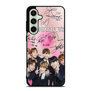 KPOP BTS LOVE PINK SIGNATURE Samsung Galaxy S24 FE Case Cover