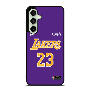 LA LAKERS LEBRON JAMES JERSEY Samsung Galaxy S24 FE Case Cover