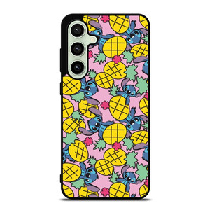 LILO AND STITCH PINEAPPLE PATTERN Samsung Galaxy S24 FE Case Cover