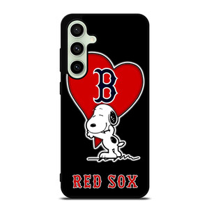LOVE BOSTON RED SOX SNOOPY Samsung Galaxy S24 FE Case Cover