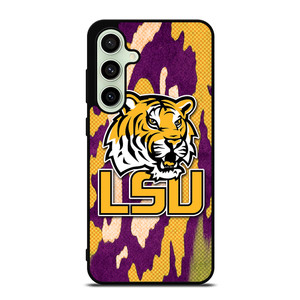 LSU TIGERS FOOTBALL HALFTONE Samsung Galaxy S24 FE Case Cover