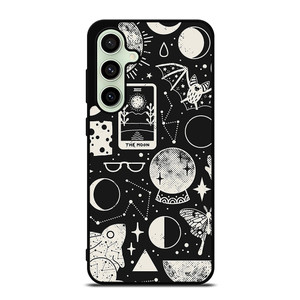LUNAR PATTERN BLACK WHITE Samsung Galaxy S24 FE Case Cover