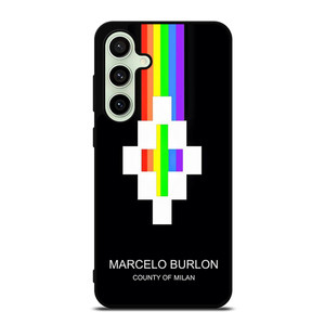 MARCELO BURLON MILAN RAINBOW LOGO Samsung Galaxy S24 FE Case Cover