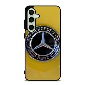 MERCEDES BENZ CAR LOGO YELLOW ICON Samsung Galaxy S24 FE Case Cover MERCEDES BENZ CAR LOGO YELLOW ICON Samsung Galaxy S24 FE Case Cover