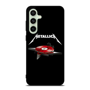 METALLICA BAND LOGO TURNTABLE Samsung Galaxy S24 FE Case Cover METALLICA BAND LOGO TURNTABLE Samsung Galaxy S24 FE Case Cover